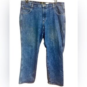 Redhead Brand Mens Blue Denim Relaxed Fit Jeans Size 38x32